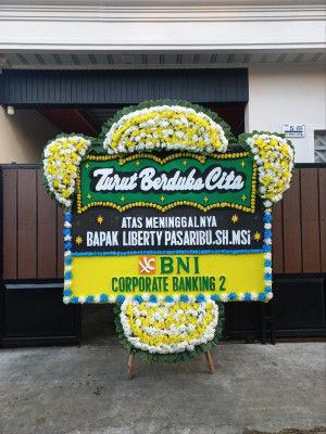 Papan Bunga Duka di Pondok Cabe Udik